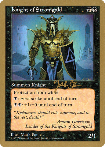 Knight of Stromgald (Jakub Slemr) [World Championship Decks 1997] - The Mythic Store | 24h Order Processing