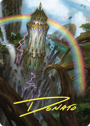 Command Tower Art Card (Gold-Stamped Signature) [Commander Masters Art Series] - The Mythic Store | 24h Order Processing