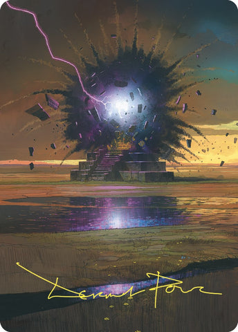 Return to Dust Art Card (Gold-Stamped Signature) [Commander Masters Art Series] - The Mythic Store | 24h Order Processing
