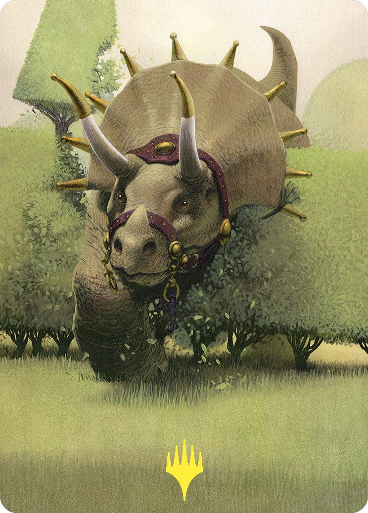 Regal Behemoth Art Card (Gold-Stamped) [Commander Masters Art Series] - The Mythic Store | 24h Order Processing