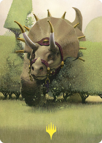 Regal Behemoth Art Card (Gold-Stamped) [Commander Masters Art Series] - The Mythic Store | 24h Order Processing