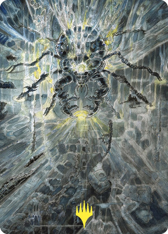 Darksteel Mutation Art Card (Gold-Stamped) [Commander Masters Art Series] - The Mythic Store | 24h Order Processing