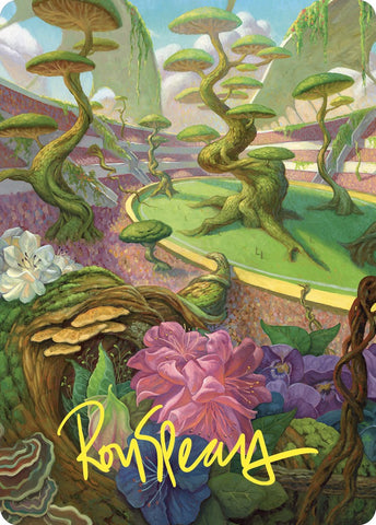 Undergrowth Stadium Art Card (Gold-Stamped Signature) [Commander Masters Art Series] - The Mythic Store | 24h Order Processing