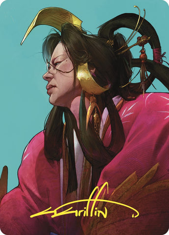 Azami, Lady of Scrolls Art Card (Gold-Stamped Signature) [Commander Masters Art Series] - The Mythic Store | 24h Order Processing