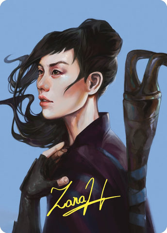 Yuriko, the Tiger's Shadow Art Card (Gold-Stamped Signature) [Commander Masters Art Series] - The Mythic Store | 24h Order Processing