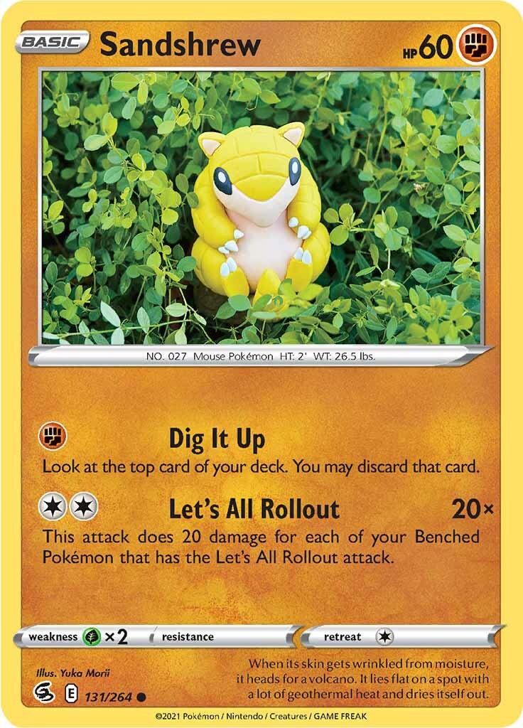 Sandshrew (131/264) [Sword & Shield: Fusion Strike] - The Mythic Store | 24h Order Processing