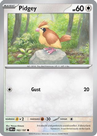 Pidgey (162/197) [Scarlet & Violet: Obsidian Flames] - The Mythic Store | 24h Order Processing