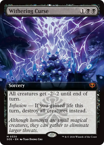 Withering Curse (Extended Art) [Secrets of Strixhaven] - The Mythic Store | 24h Order Processing
