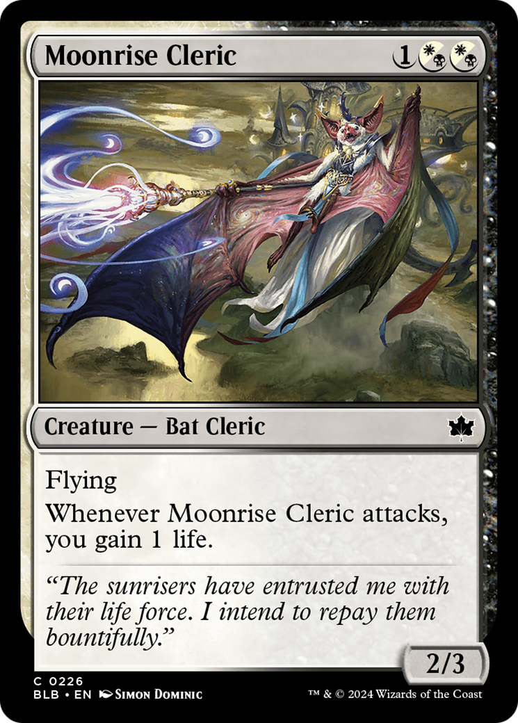 Moonrise Cleric [Bloomburrow] - The Mythic Store | 24h Order Processing