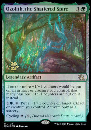 Ozolith, the Shattered Spire [March of the Machine Prerelease Promos] - The Mythic Store | 24h Order Processing