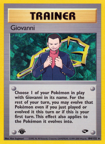Giovanni (104/132) [Gym Challenge 1st Edition] - The Mythic Store | 24h Order Processing
