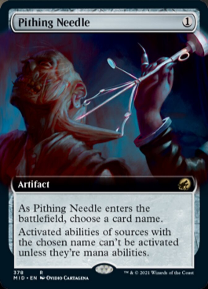 Pithing Needle (Extended Art) [Innistrad: Midnight Hunt] - The Mythic Store | 24h Order Processing