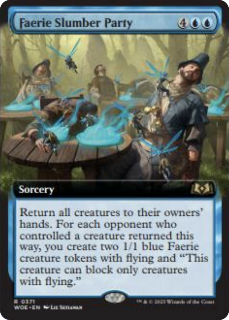 Faerie Slumber Party (Extended Art) [Wilds of Eldraine] - The Mythic Store | 24h Order Processing