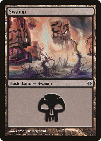 Swamp (239) [Rise of the Eldrazi] - The Mythic Store | 24h Order Processing