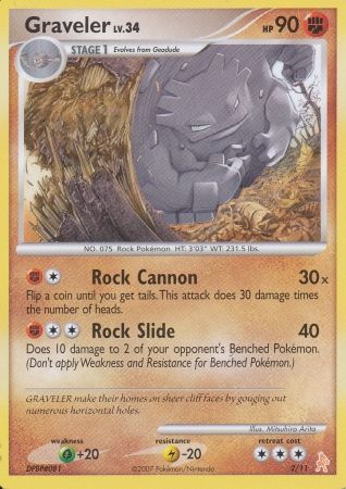 Graveler (2/11) [Diamond & Pearl: Trainer Kit - Lucario] - The Mythic Store | 24h Order Processing
