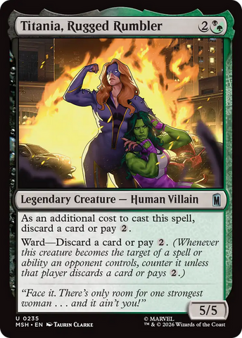 Titania, Rugged Rumbler [Marvel Super Heroes] - The Mythic Store | 24h Order Processing