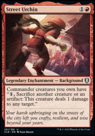 Street Urchin [Commander Legends: Battle for Baldur's Gate] - The Mythic Store | 24h Order Processing