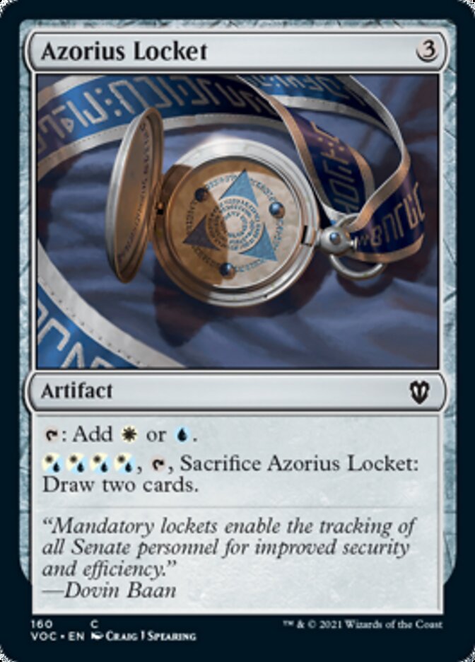 Azorius Locket [Innistrad: Crimson Vow Commander] - The Mythic Store | 24h Order Processing