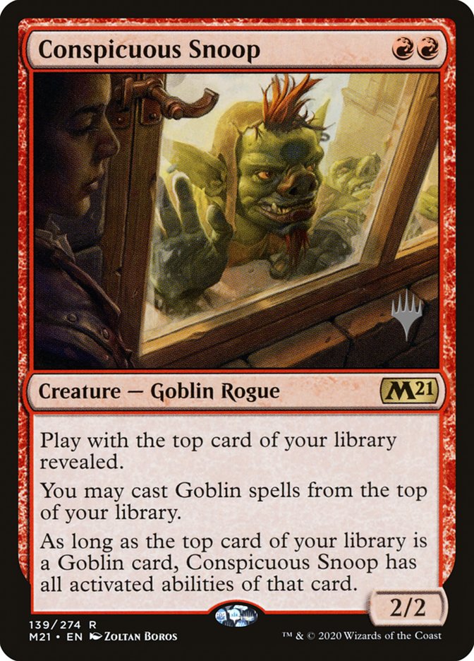 Conspicuous Snoop (Promo Pack) [Core Set 2021 Promos] - The Mythic Store | 24h Order Processing