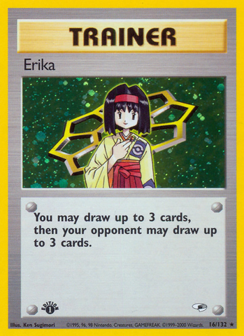 Erika (16/132) [Gym Heroes 1st Edition] - The Mythic Store | 24h Order Processing