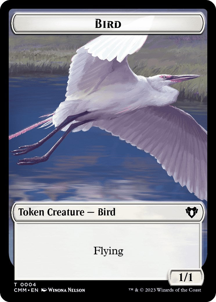 Bird // Satyr Double-Sided Token [Commander Masters Tokens] - The Mythic Store | 24h Order Processing