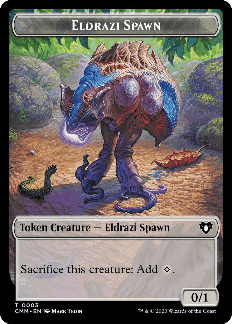 Eldrazi Spawn // Elf Druid Double-Sided Token [Commander Masters Tokens] - The Mythic Store | 24h Order Processing