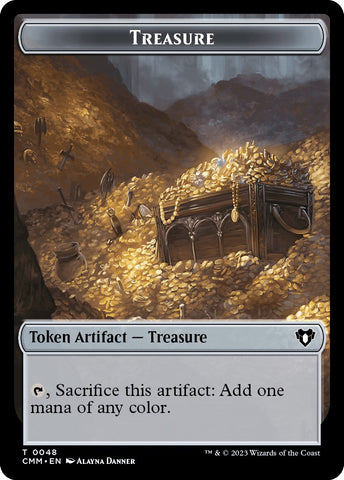 Treasure // Graveborn Double-Sided Token [Commander Masters Tokens] - The Mythic Store | 24h Order Processing