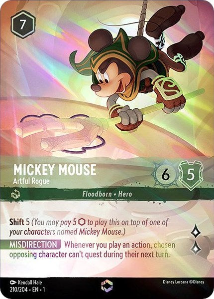 Mickey Mouse - Artful Rogue (Enchanted) (210/204) [The First Chapter] - The Mythic Store | 24h Order Processing