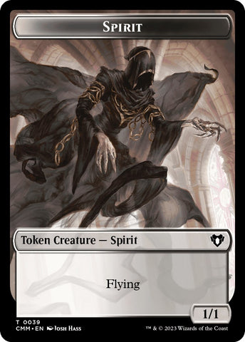 Spirit (0039) // Construct (0042) Double-Sided Token [Commander Masters Tokens] - The Mythic Store | 24h Order Processing