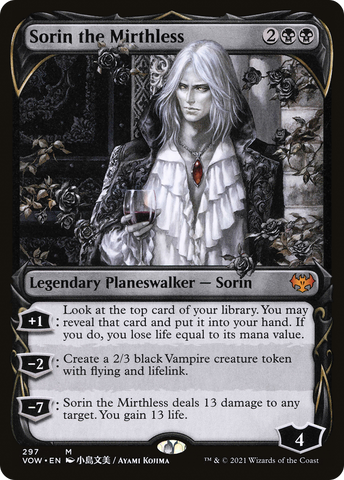 Sorin the Mirthless (Showcase Fang Frame) [Innistrad: Crimson Vow] - The Mythic Store | 24h Order Processing
