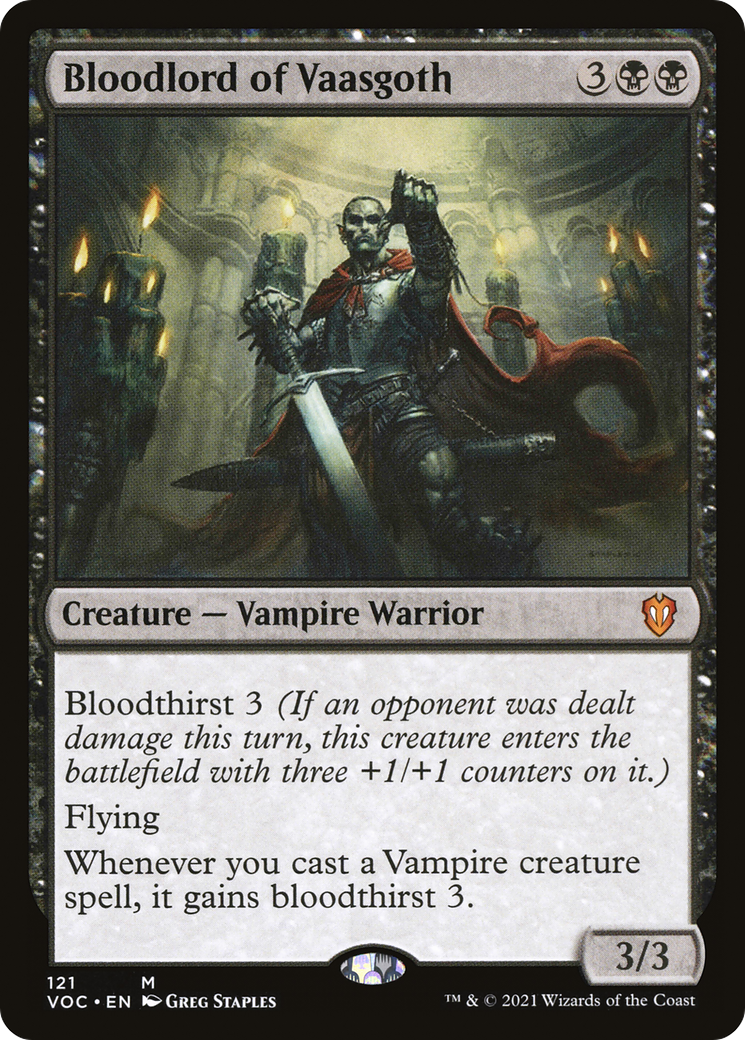 Bloodlord of Vaasgoth [Innistrad: Crimson Vow Commander] - The Mythic Store | 24h Order Processing