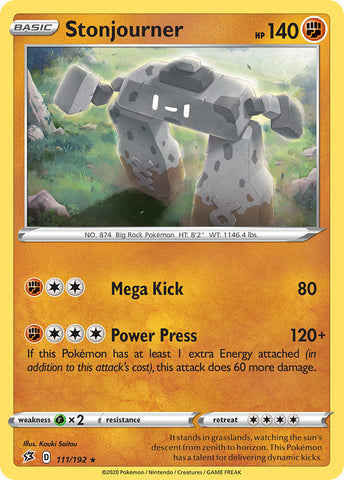 Stonjourner (111/192) (Theme Deck Exclusive) [Sword & Shield: Rebel Clash] - The Mythic Store | 24h Order Processing