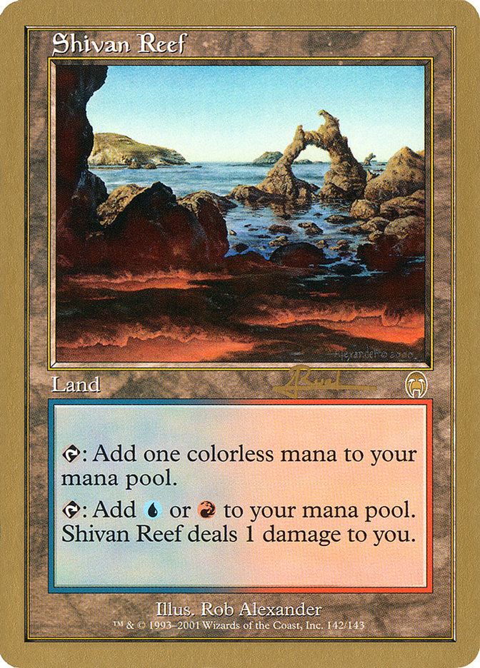 Shivan Reef (Antoine Ruel) [World Championship Decks 2001] - The Mythic Store | 24h Order Processing