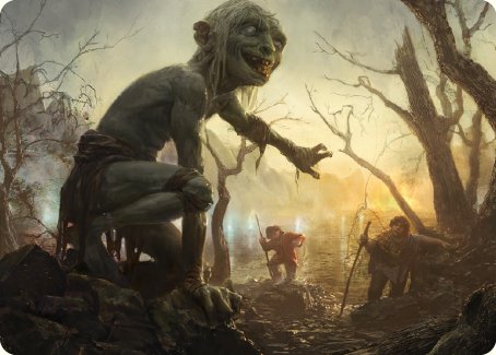 Smeagol, Helpful Guide Art Card [The Lord of the Rings: Tales of Middle-earth Art Series] - The Mythic Store | 24h Order Processing