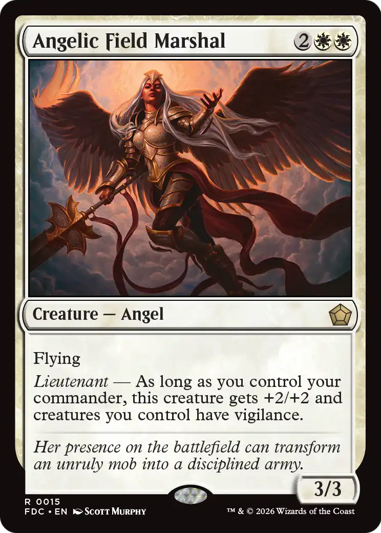 Angelic Field Marshal [Foundations Commander] - The Mythic Store | 24h Order Processing
