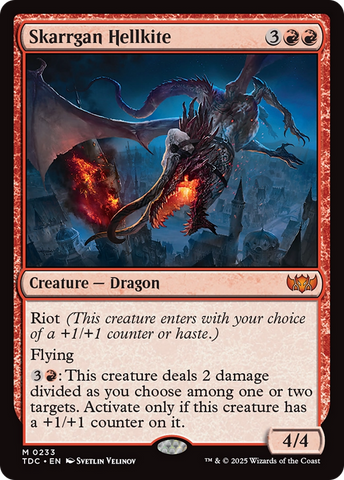Skarrgan Hellkite [Tarkir: Dragonstorm Commander] - The Mythic Store | 24h Order Processing