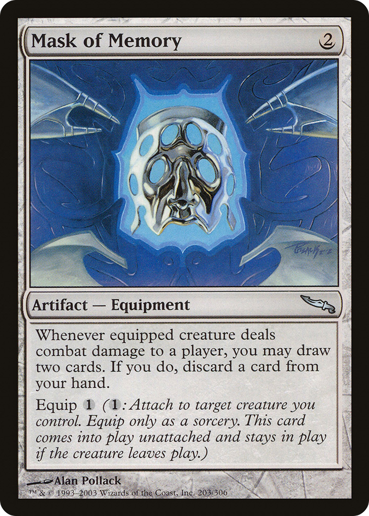 Mask of Memory [Mirrodin] - The Mythic Store | 24h Order Processing
