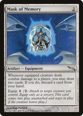 Mask of Memory [Mirrodin] - The Mythic Store | 24h Order Processing
