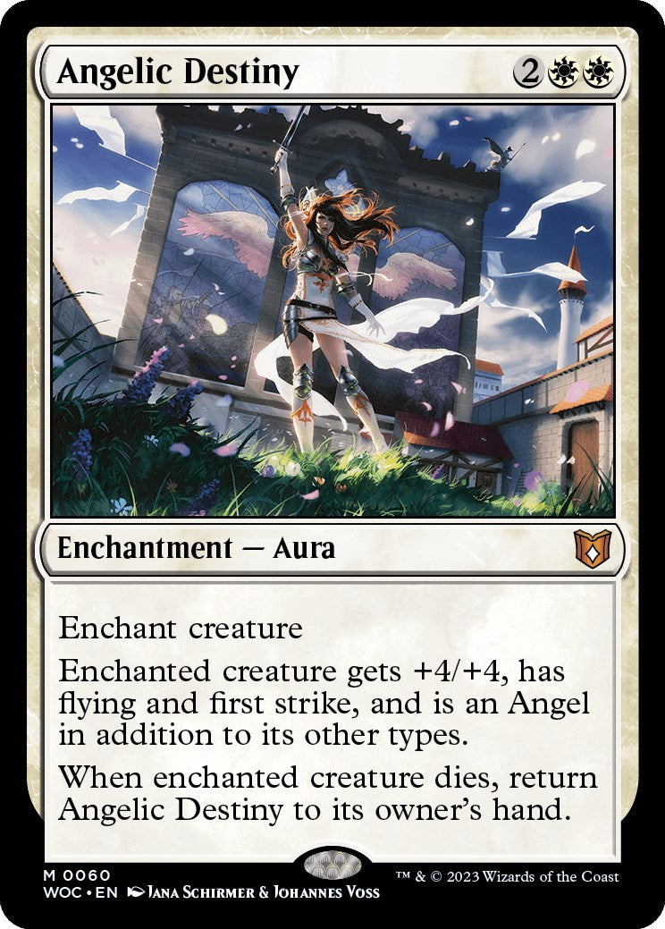 Angelic Destiny [Wilds of Eldraine Commander] - The Mythic Store | 24h Order Processing