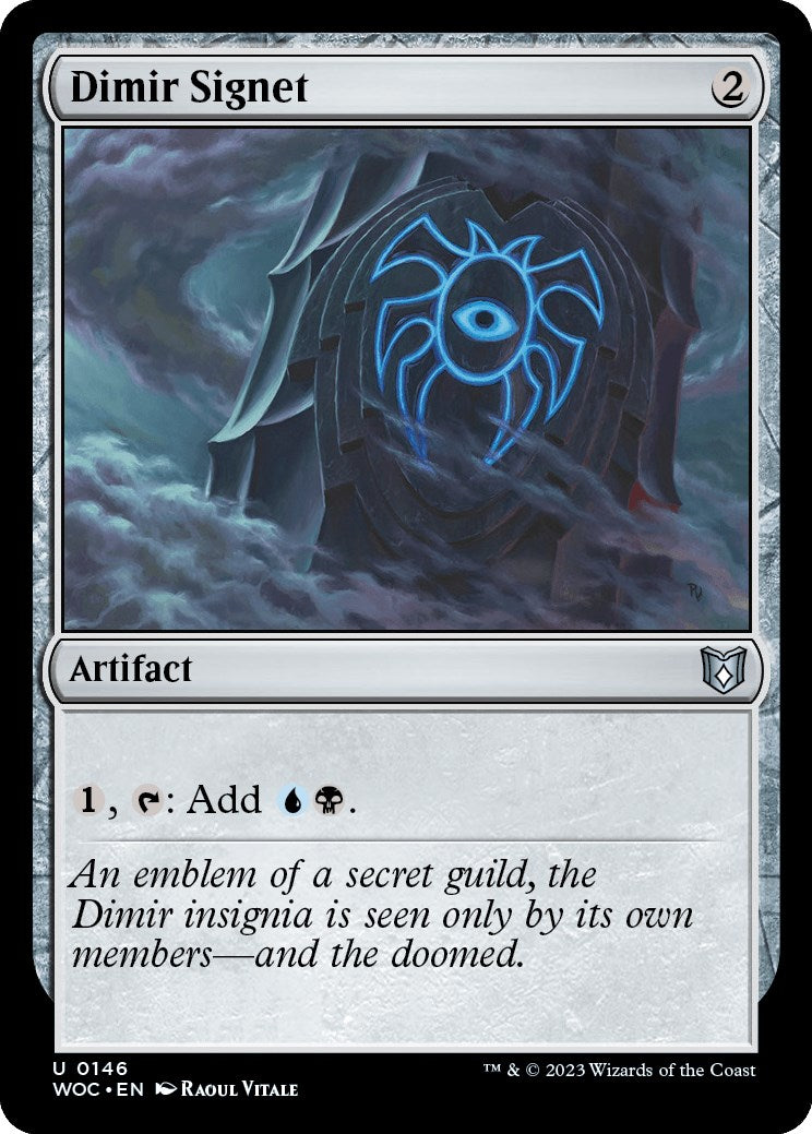 Dimir Signet [Wilds of Eldraine Commander] - The Mythic Store | 24h Order Processing