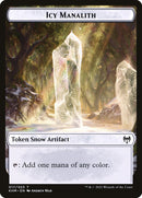 Human Warrior // Icy Manalith Double-Sided Token [Kaldheim Tokens] - The Mythic Store | 24h Order Processing