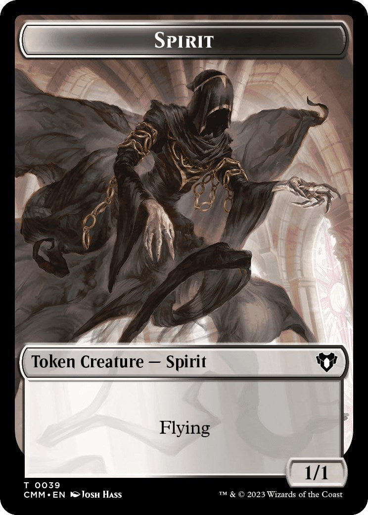 Spirit (0039) // Elf Druid Double-Sided Token [Commander Masters Tokens] - The Mythic Store | 24h Order Processing
