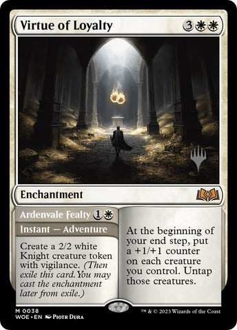 Virtue of Loyalty // Ardenvale Fealty (Promo Pack) [Wilds of Eldraine Promos] - The Mythic Store | 24h Order Processing