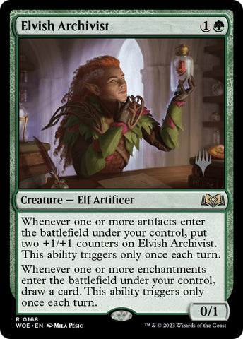 Elvish Archivist (Promo Pack) [Wilds of Eldraine Promos] - The Mythic Store | 24h Order Processing