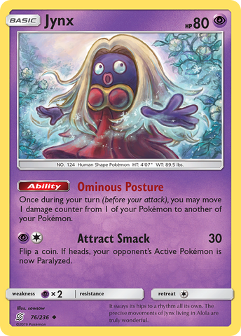 Jynx (76/236) [Sun & Moon: Unified Minds] - The Mythic Store | 24h Order Processing