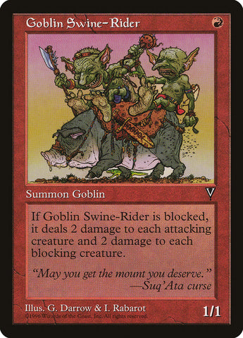 Goblin Swine-Rider [Visions] - The Mythic Store | 24h Order Processing