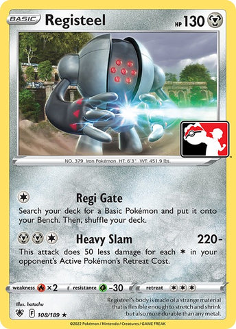 Registeel (108/189) [Prize Pack Series Three] - The Mythic Store | 24h Order Processing