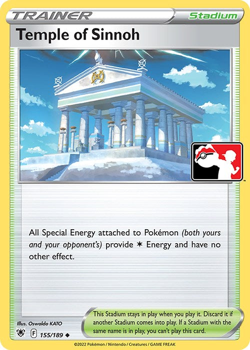 Temple of Sinnoh (155/189) [Prize Pack Series Three] - The Mythic Store | 24h Order Processing