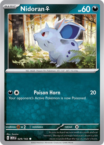 Nidoran F (029/165) [Scarlet & Violet 151] - The Mythic Store | 24h Order Processing