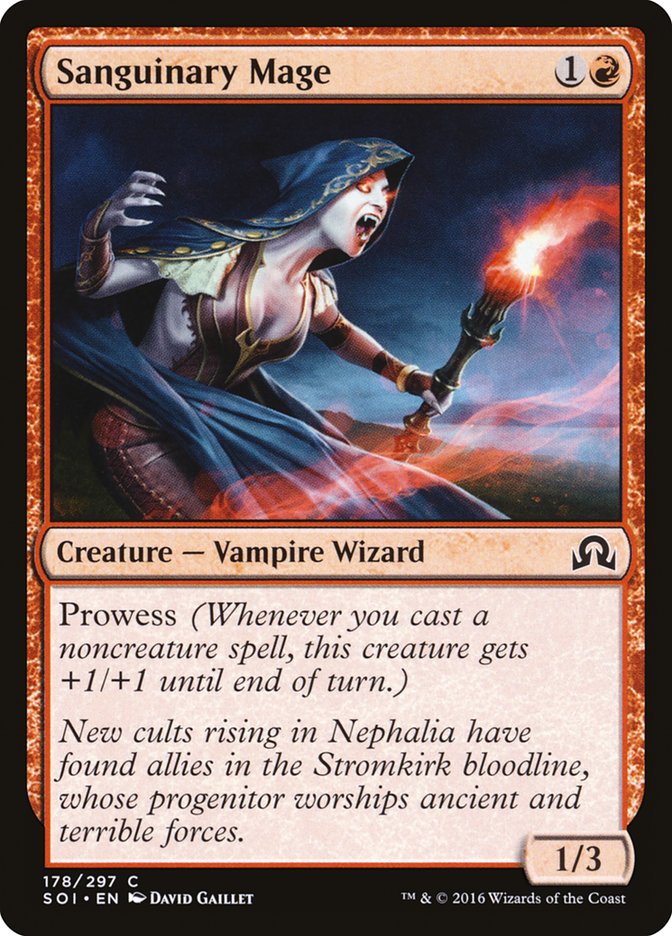 Sanguinary Mage [Shadows over Innistrad] - The Mythic Store | 24h Order Processing